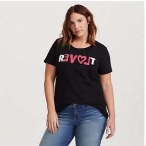 Torrid Love / Revolt Tee Shirt size 3 GUC